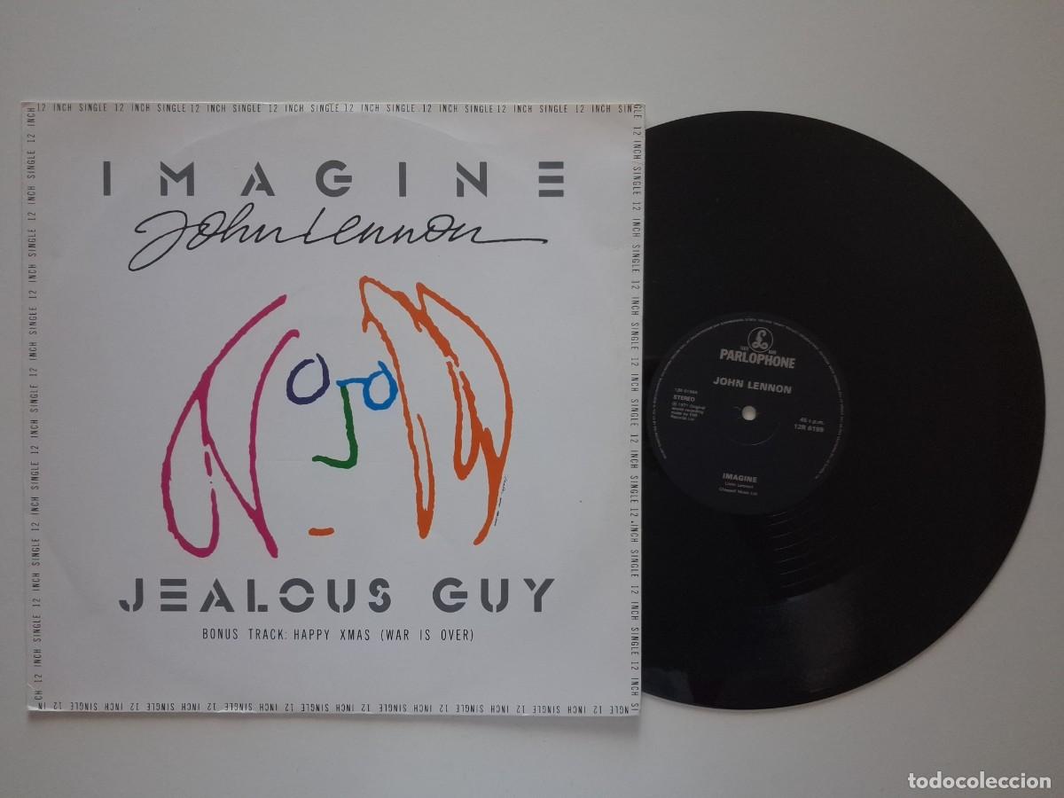 Discos de vinilo: Maxi Single John Lennon &ndash; Imagine / Jealous Guy
