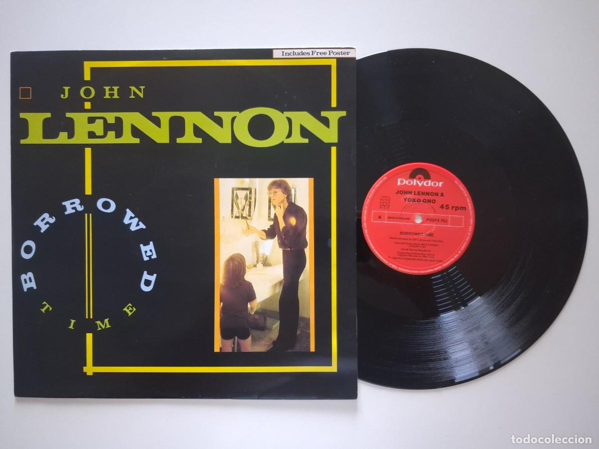 Vinyl-Schallplatten: Maxi Single John Lennon &ndash; Borrowed Time