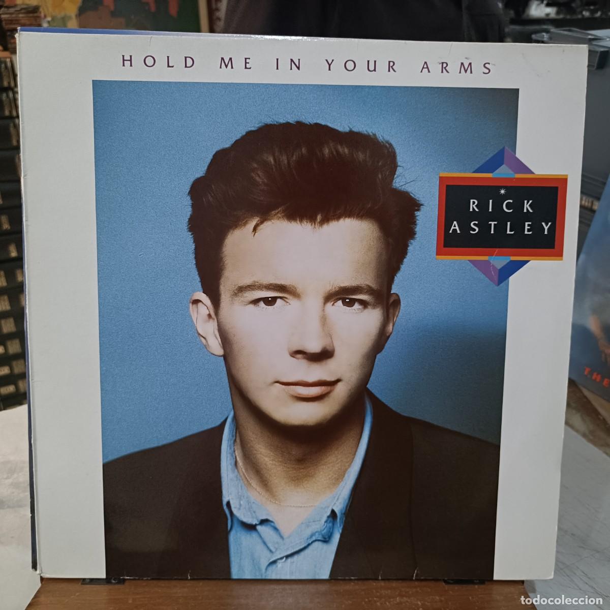 Discos de vinilo: Rick Astley - Hold Me In Your Arms - LP. sello RCA 1988