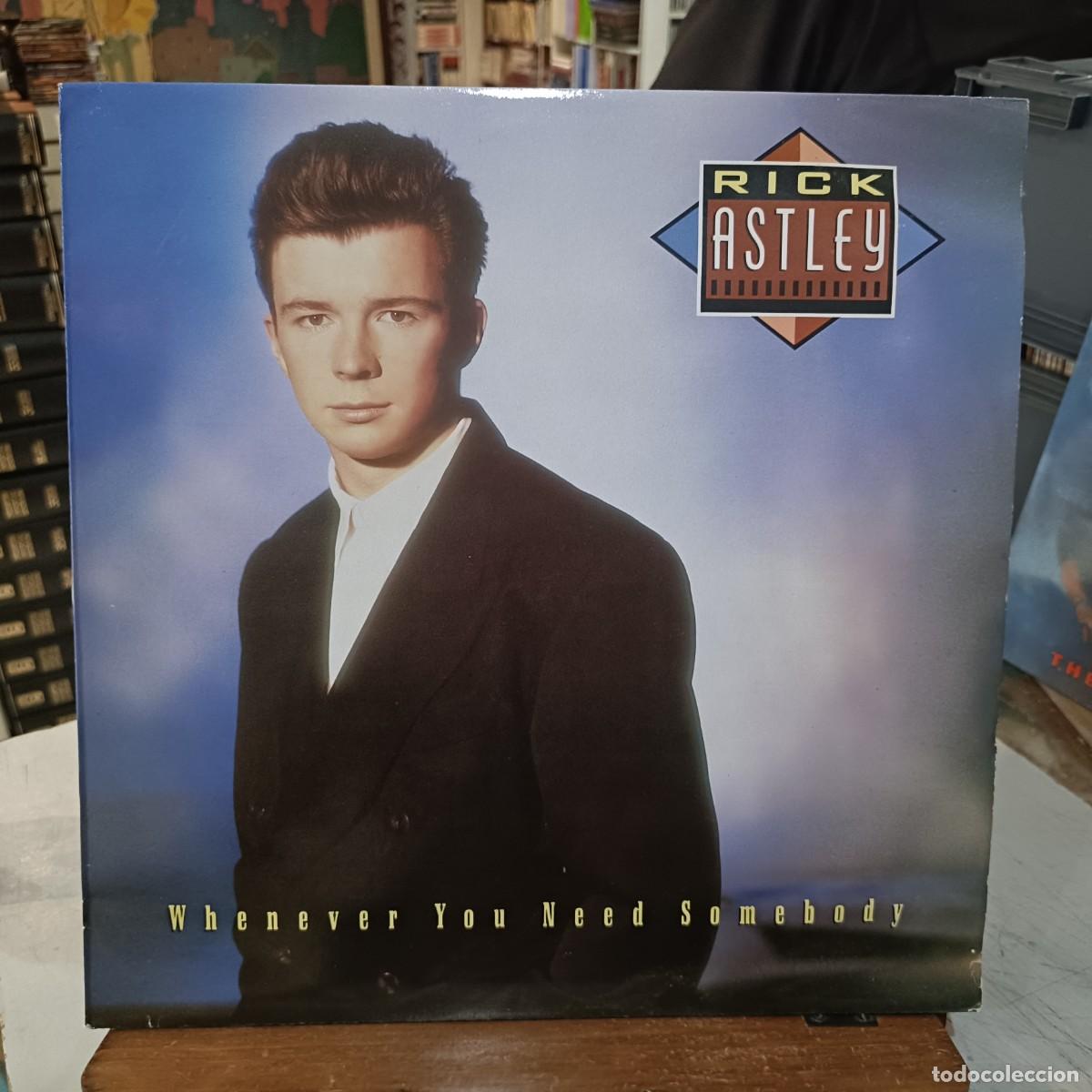 Discos de vinilo: Rick Astley - Whenever you need somebody - LP. sello RCA 1987