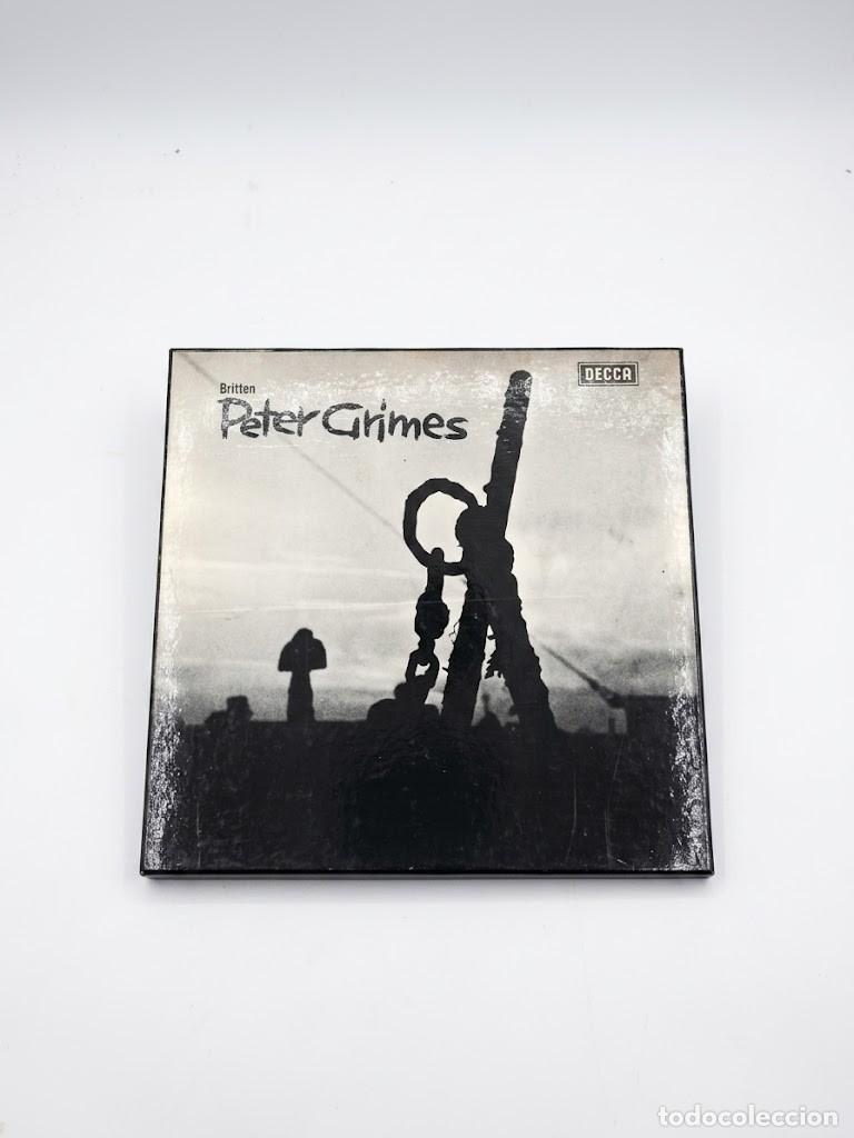 Discos de vinilo: BENJAMIN BRITTEN PETER GRIMES - CAJA 3 VINILOS LP + LIBRETO - DECCA SXL 2150-2 WIDE BAND ED1 UK