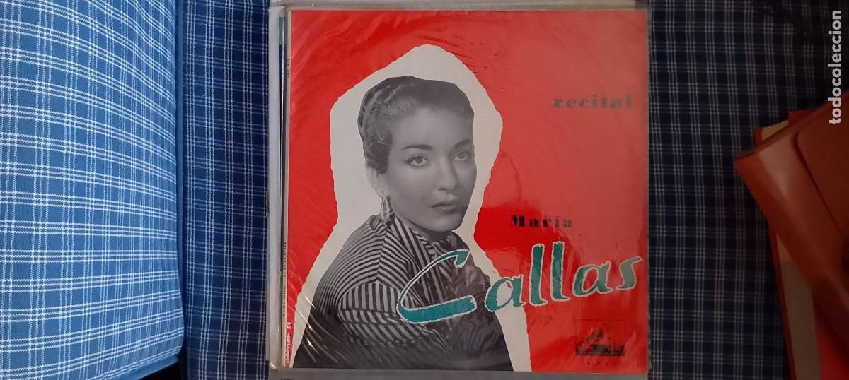 Discos de vinilo: Maria Callas Recital. Arias de &Oacute;pera. La Voz de su Amo LALP 410. Barcelona 1958