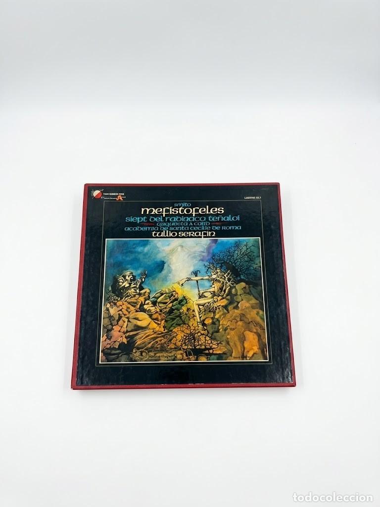 Discos de vinilo: BOITO MEFISTOFELES - SIEPI DEL MONACO TEBALDI SERAFIN - CAJA 3 VINILOS LP + LIBRETO - DIAMONDS (1974