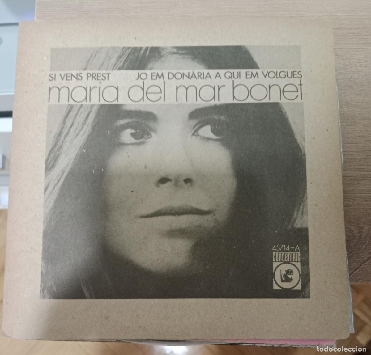 Discos de vinilo: Maria Del Mar Bonet &ndash; Si Vens Prest single 1969