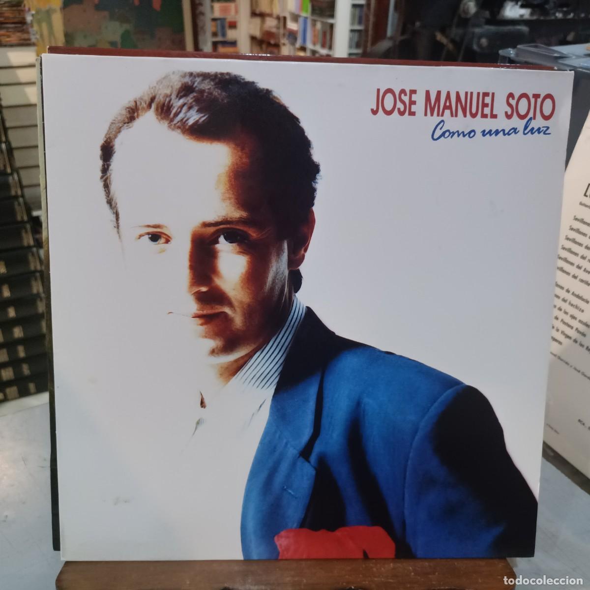 Discos de vinilo: Jose Manuel Soto - Como una luz - LP. sello EPIC 1989