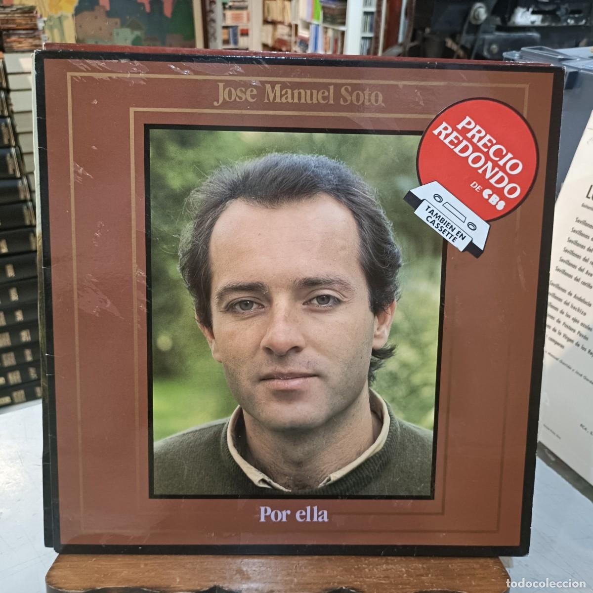 Discos de vinilo: Jose Manuel Soto - Por Ella - LP. sello EPIC 1988