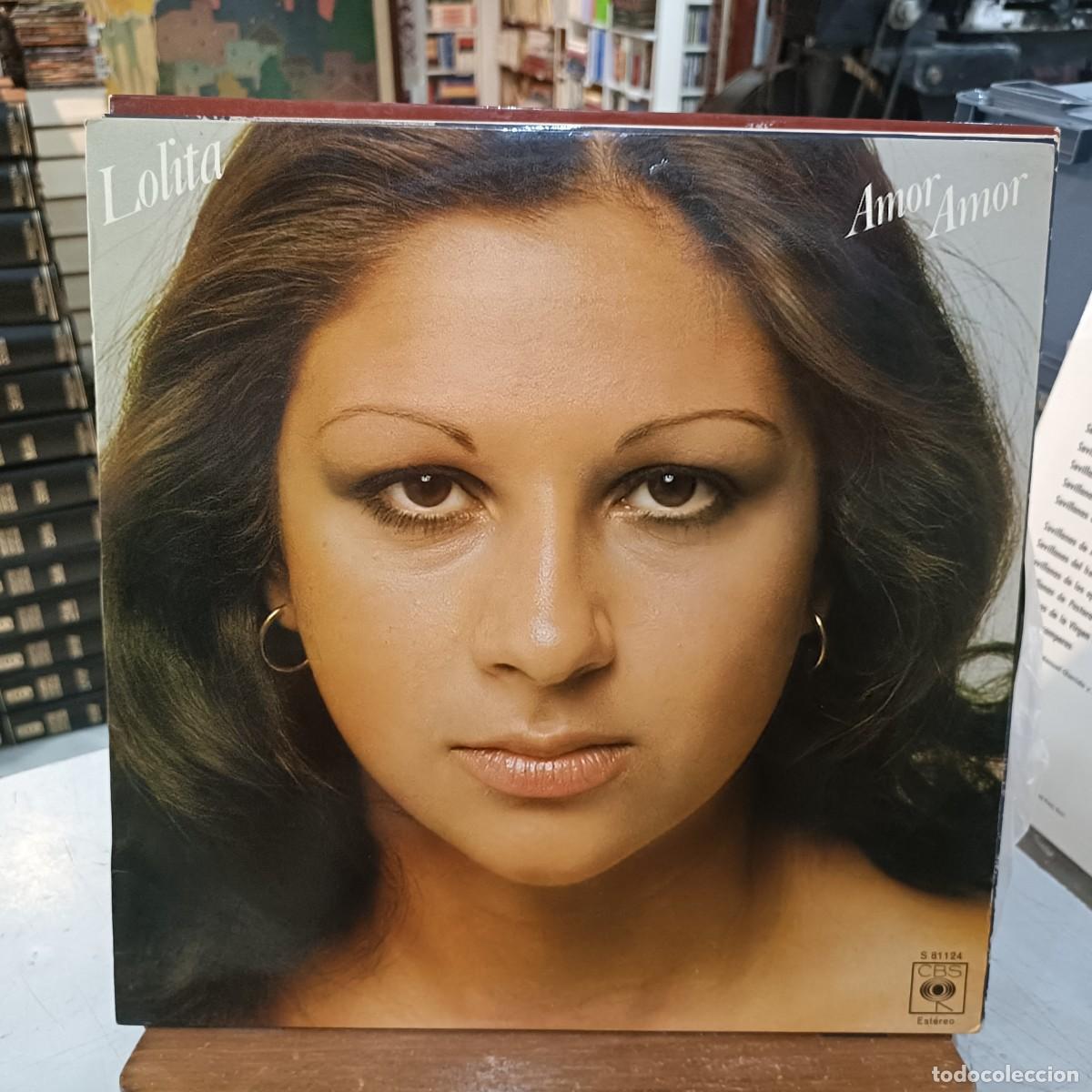 Discos de vinilo: Lolita - Amor Amor - LP. sello CBS 1975