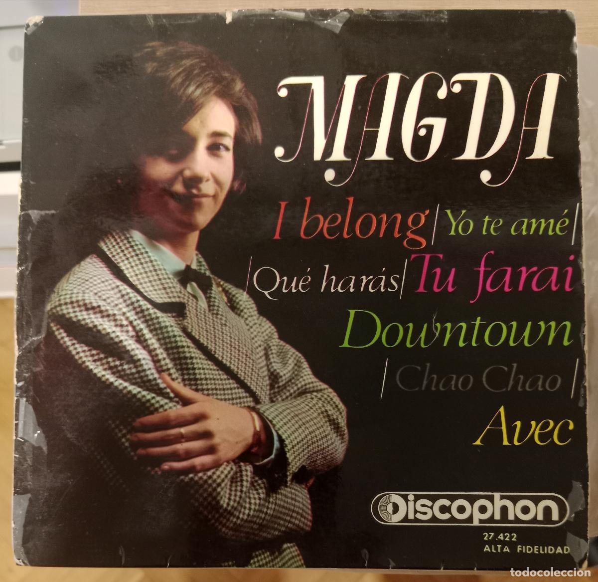 Discos de vinilo: Magda &ndash; I Belong = Yo Te Am&eacute; single Espa&ntilde;a 1965