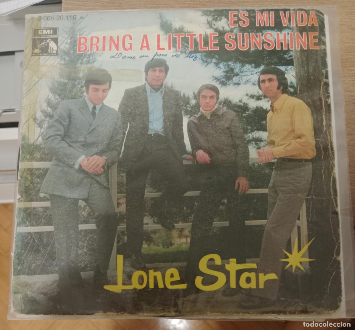Discos de vinilo: Lone Star &ndash; Es Mi Vida / Bring A Little Sunshine single 1969