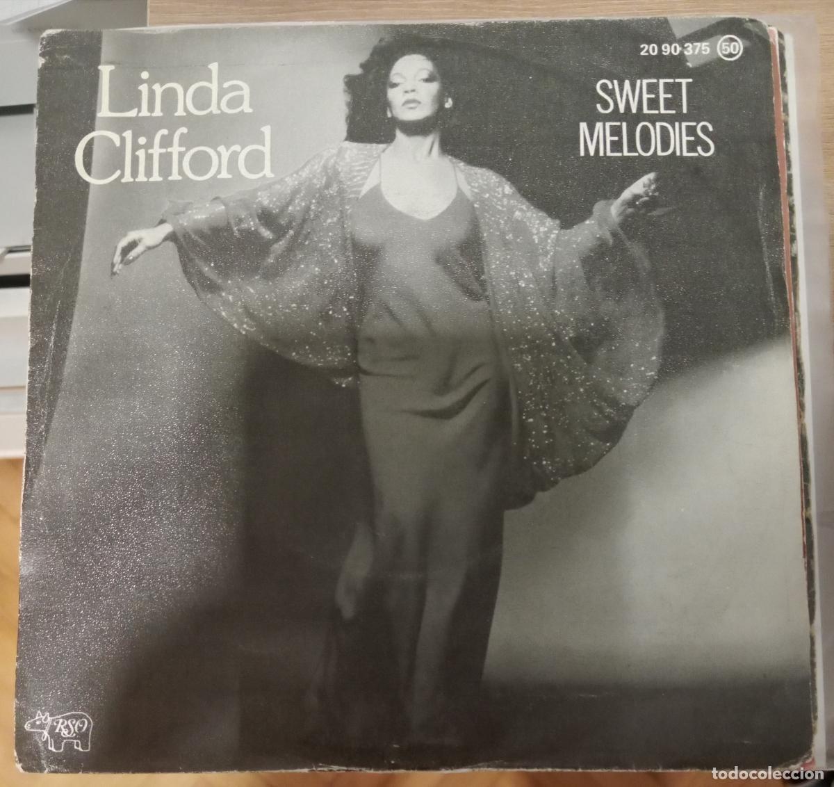 Discos de vinilo: Linda Clifford &ndash; Sweet Melodies single Espa&ntilde;a 1979