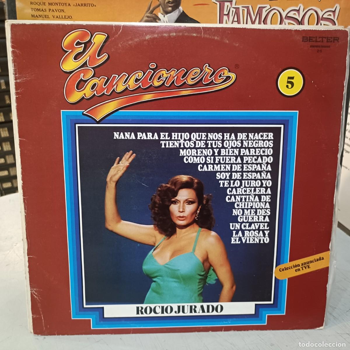 Discos de vinilo: Roc&iacute;o Jurado - El Cancionero - LP. sello Belter 1980