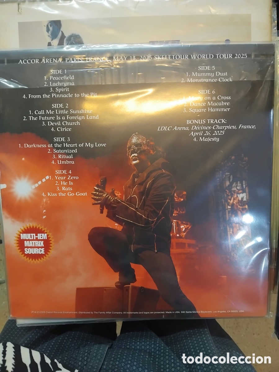 Discos de vinilo: 13 MAI ACCOR ARENA PARIS GHOST - Foto 2