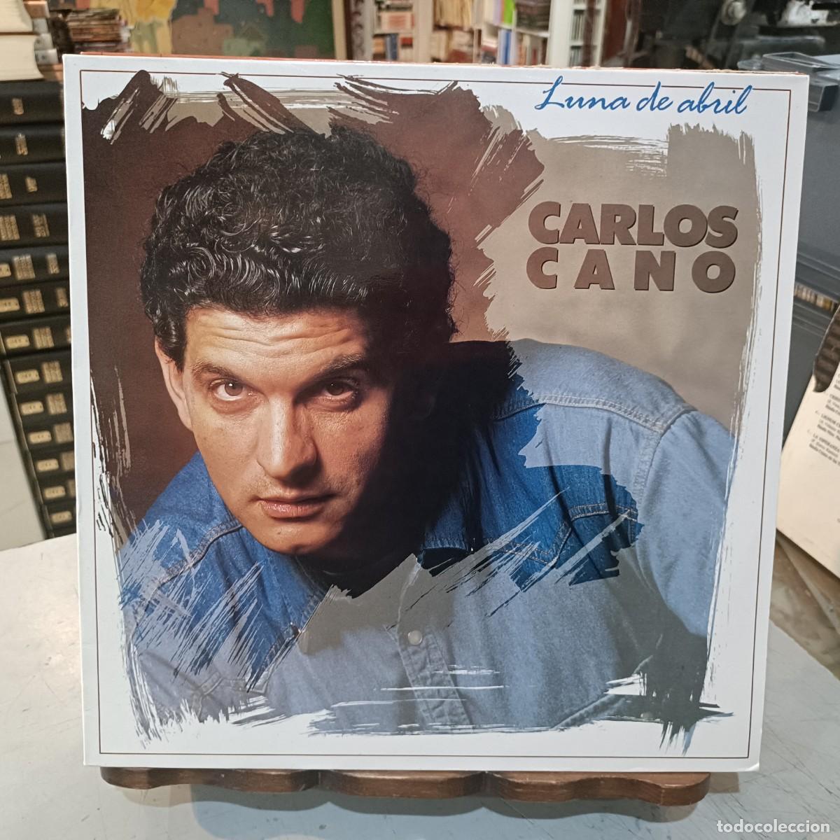Discos de vinilo: Carlos Cano - Luna de abril - LP. sello CBS 1988