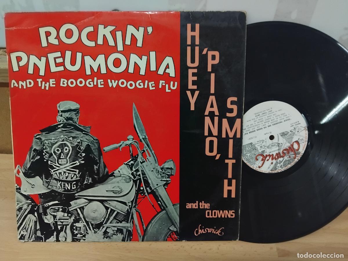 Discos de vinilo: ROCKIN' PNEUMONIA AND THE BOOGIE WOOGIE FLU - HUEY PIANO SMITH. LP 1979.