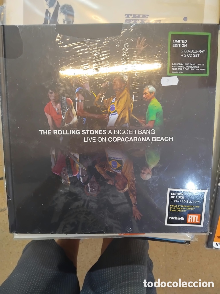 Discos de vinilo: THE ROLLING STONES A BIGGER. BANG LiVE ON. COPACABANA BEA CH