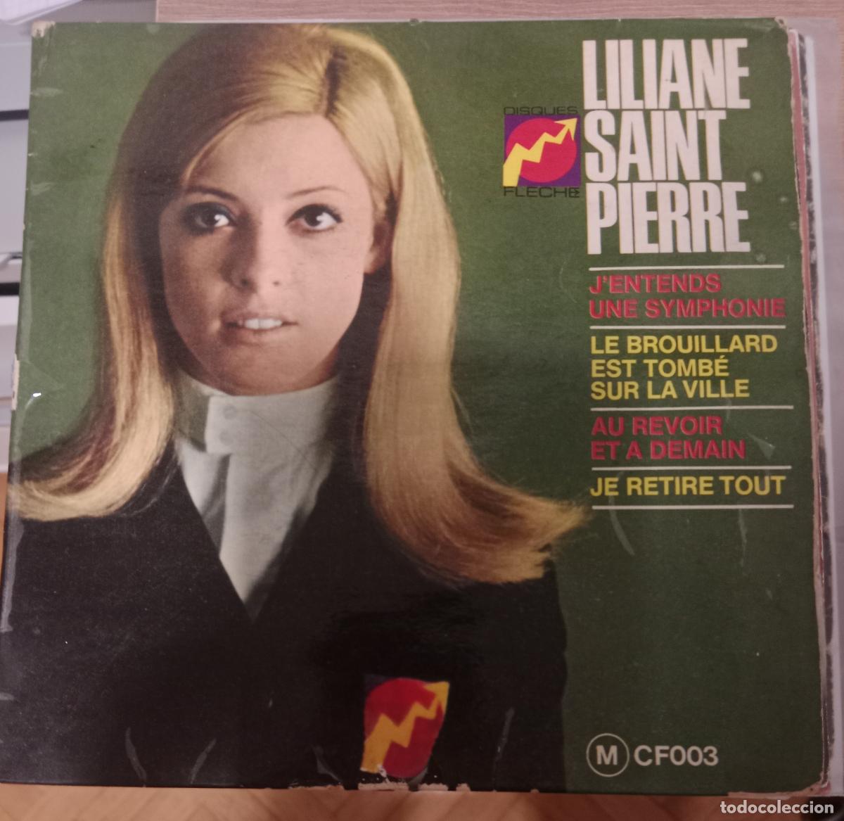 Discos de vinilo: Liliane Saint Pierre &ndash; N&deg; 2 - J'entends Une Symphonie single Francia 1968