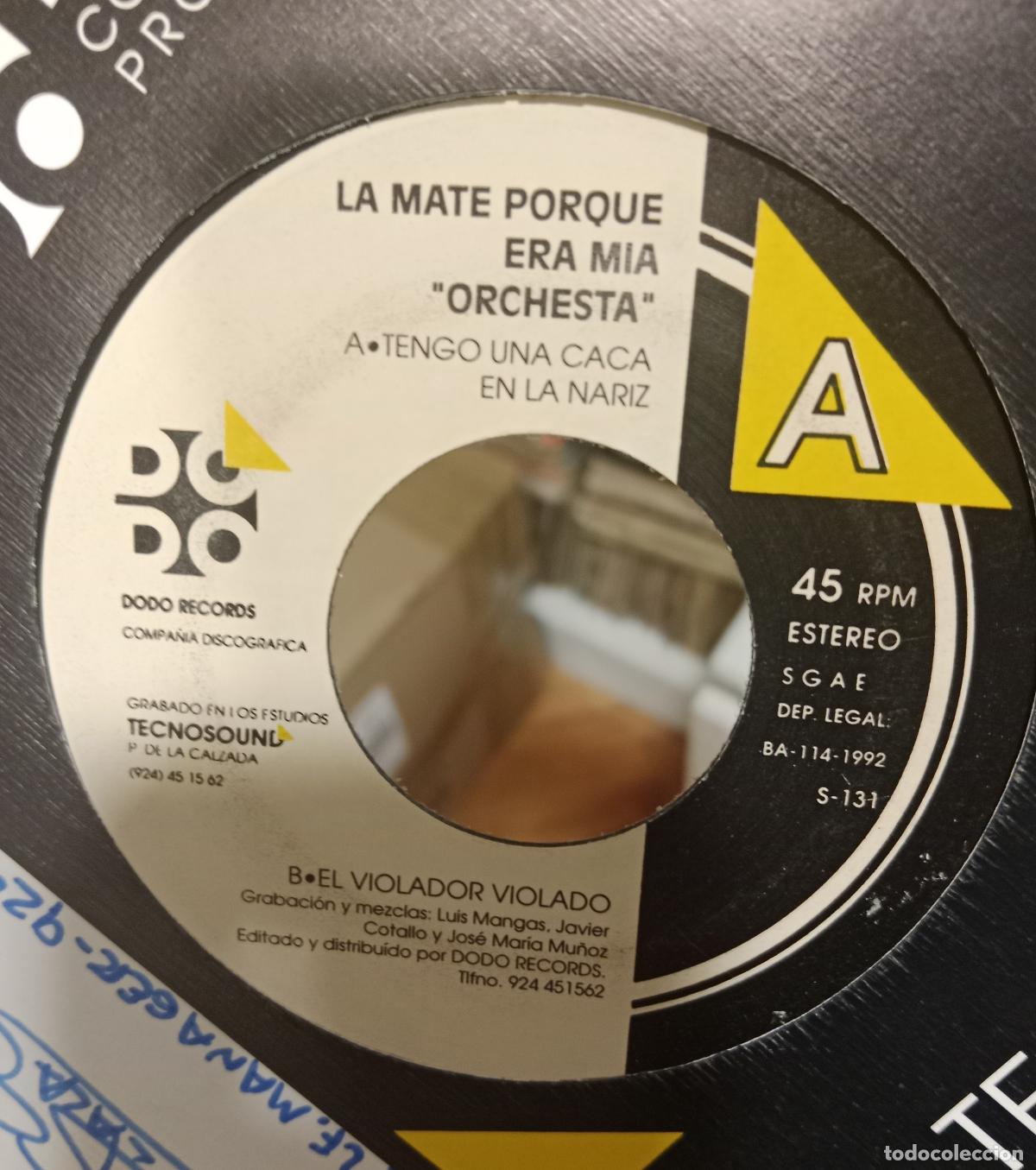 Discos de vinilo: Cala y La Mate Porque Era Mi - Tengo una caca... single 1992 Rarisimo!!