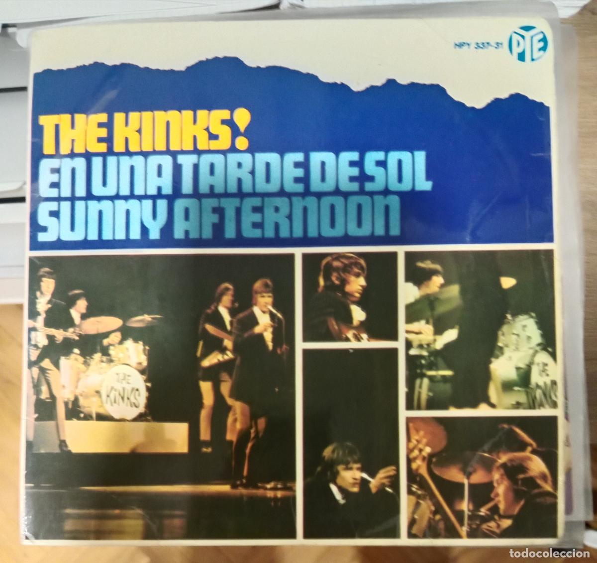 Discos de vinilo: The Kinks! &ndash; En Una Tarde De Sol = Sunny Afternoon single Espa&ntilde;a 1966