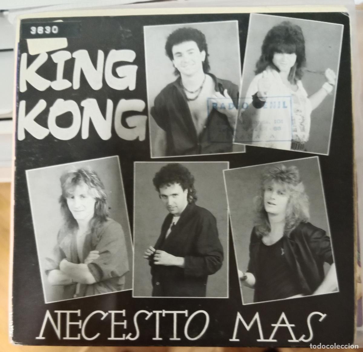 Discos de vinilo: King-Kong &ndash; Necesito M&aacute;s single 1987
