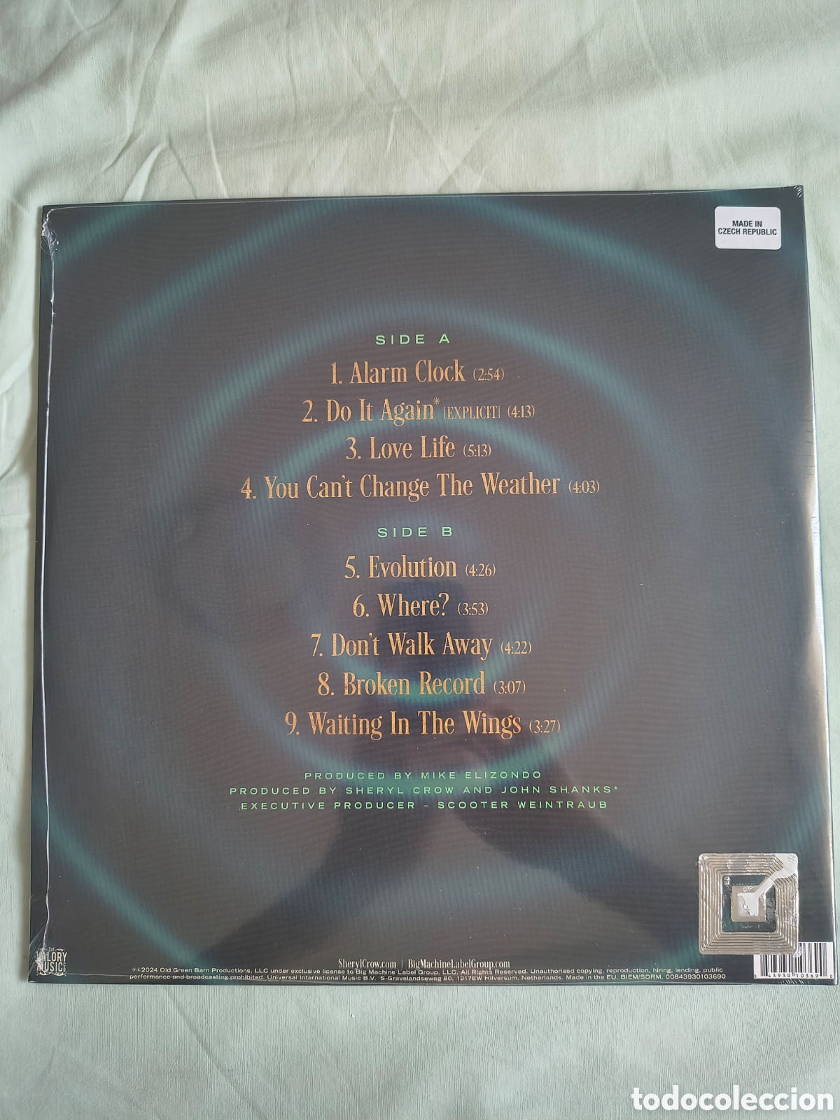 Discos de vinilo: SHERYL CROW EVOLUTION. VINILO LP GATEFOLD COLOR GOLD METALLIC. NUEVO - Foto 3