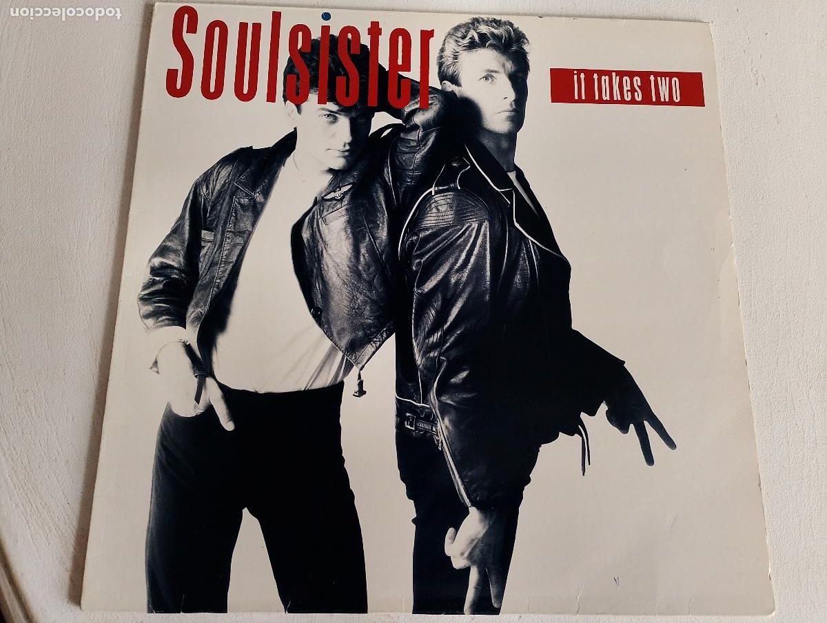 Discos de vinilo: Soulsister &ndash; It Takes Two, 1988,ed espa&ntilde;ola,Soft Rock, Pop Rock, Synth-pop