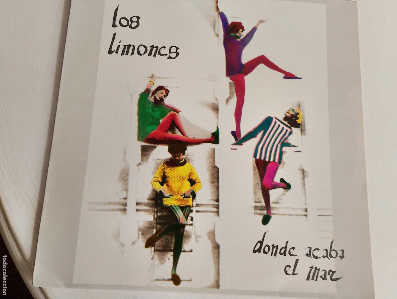 Discos de vinilo: Los Limones &ndash; Donde Acaba El Mar, 1990 Electronic, Rock, Pop, contiene el encarte