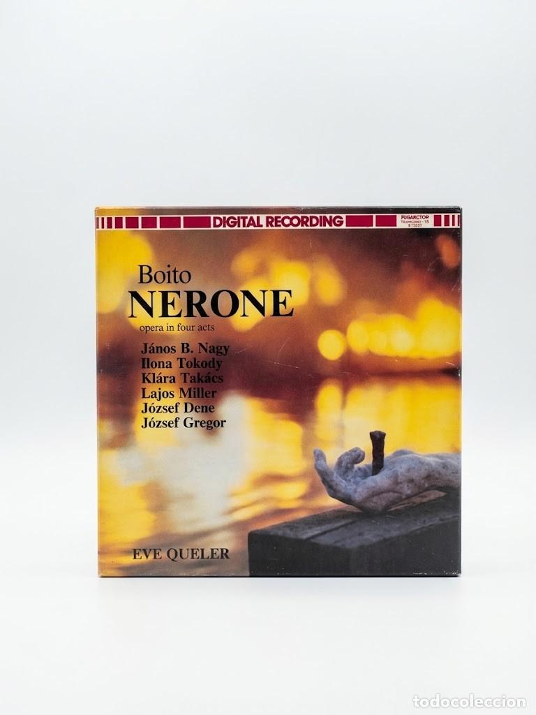 Discos de vinilo: ARRIGO BOITO NERONE - EVE QUELER - CAJA 3 VINILOS LP + LIBRETO - HUNGAROTON DIGITAL SLPD 12487/89