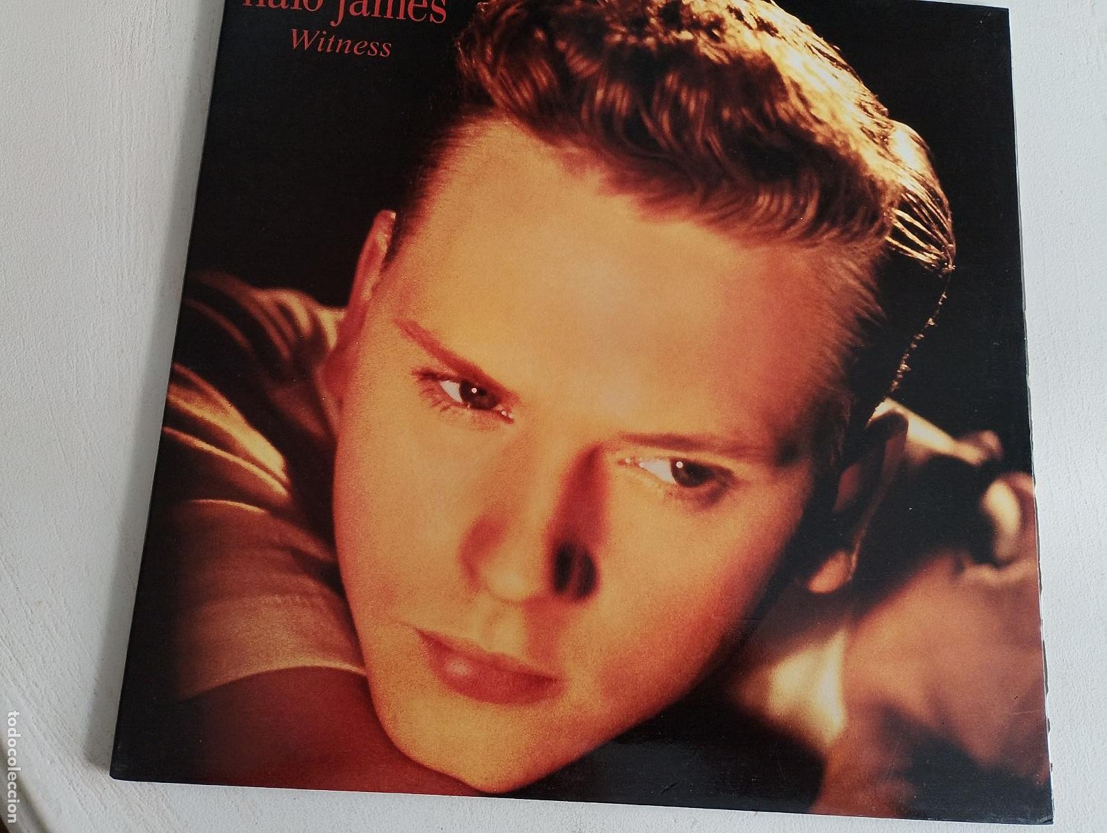 Discos de vinilo: Halo James &ndash; Witness, 1990 Pop Synth-pop doble portada ed espa&ntilde;ola