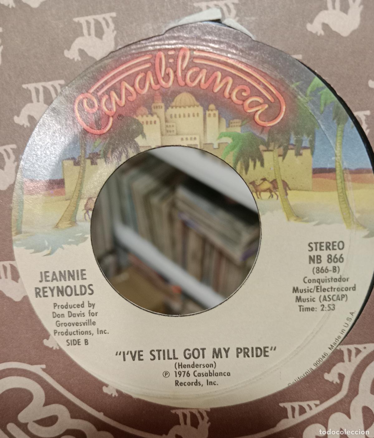 Discos de vinilo: Jeannie Reynolds &ndash; Hit And Run single EEUU 1976