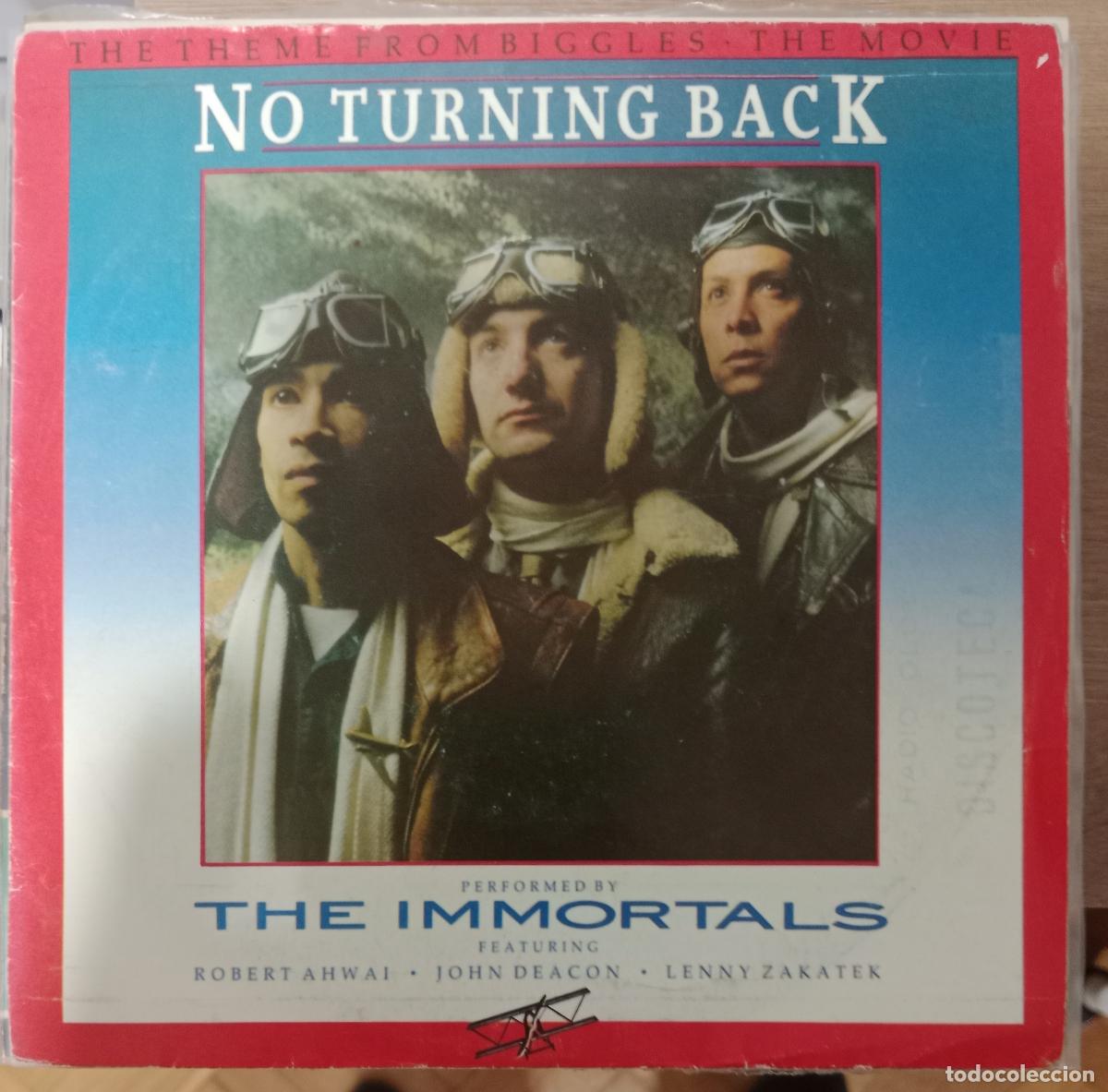 Discos de vinilo: The Immortals &ndash; No Turning Back Single Espa&ntilde;a 1986