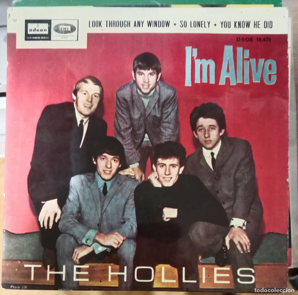Discos de vinilo: The Hollies &ndash; I'm Alive single Espa&ntilde;a 1965