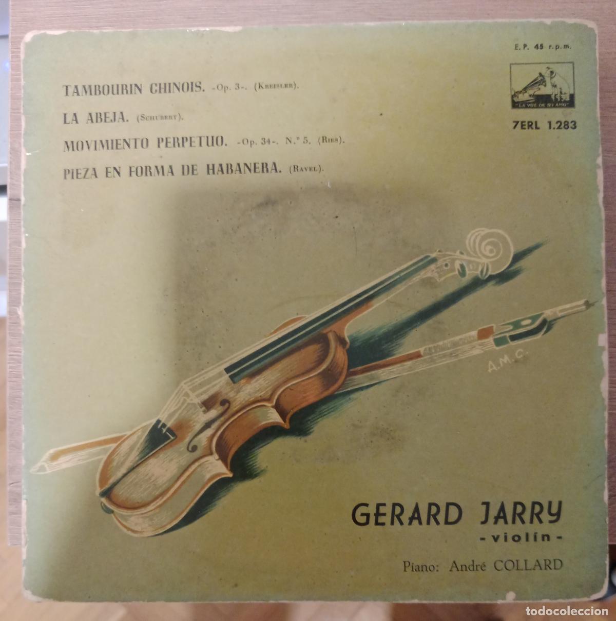 Discos de vinilo: G&eacute;rard Jarry, Andr&eacute; Collard &ndash; Tambourin Chinois Espa&ntilde;a 1959