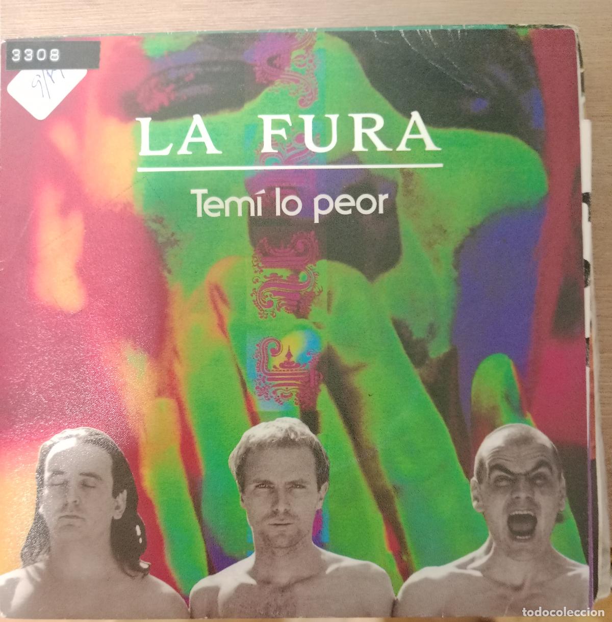 Discos de vinilo: La Fura del Baus &ndash; Tem&iacute; Lo Peor single 1989