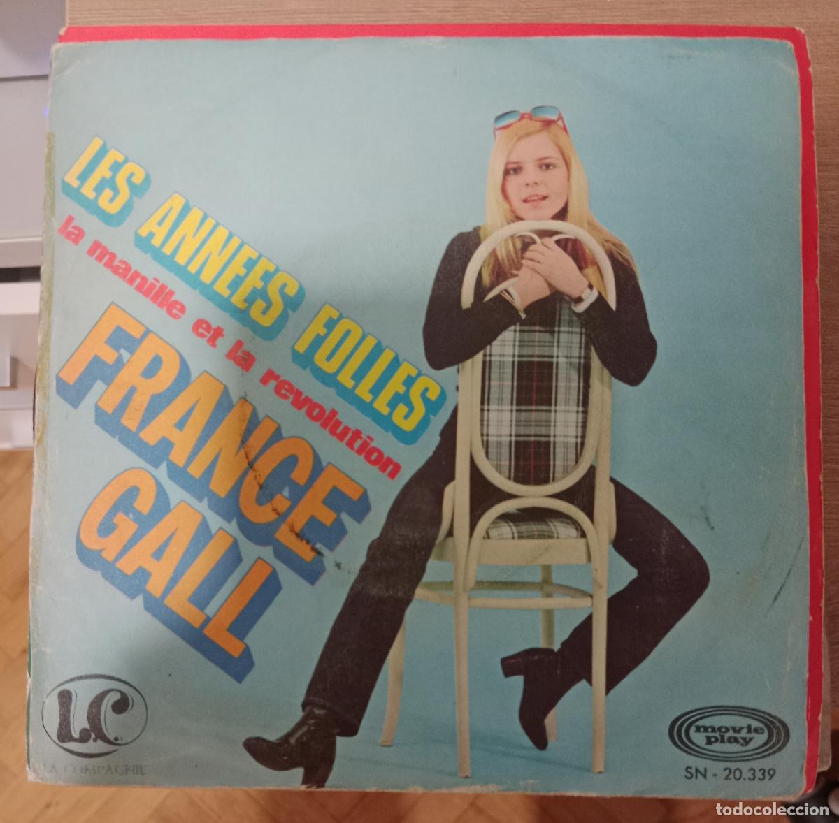Discos de vinilo: France Gall &ndash; Les Annees Folles single Espa&ntilde;a 1970