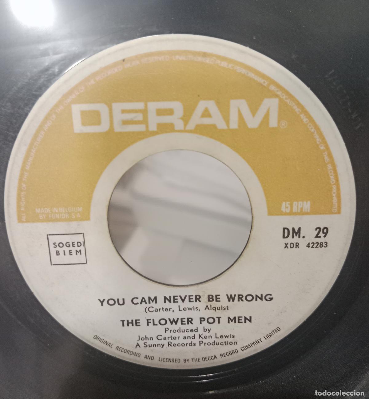 Discos de vinilo: The Flower Pot Men &ndash; Man Without A Woman single Belgica 1968