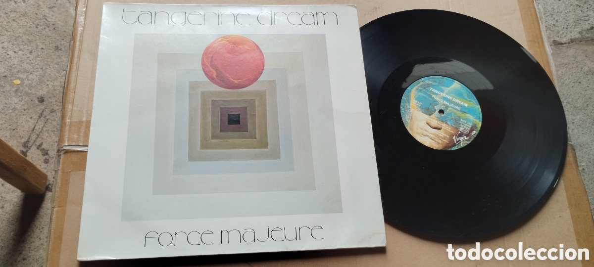 Discos de vinilo: Lp-tangerine dream-force majeure-1979-germany-