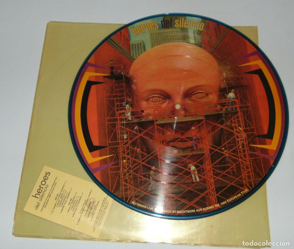 Discos de vinilo: HEROES DEL SILENCIO - LIVE IN MONACO - LP PICTURE DISC - 1993