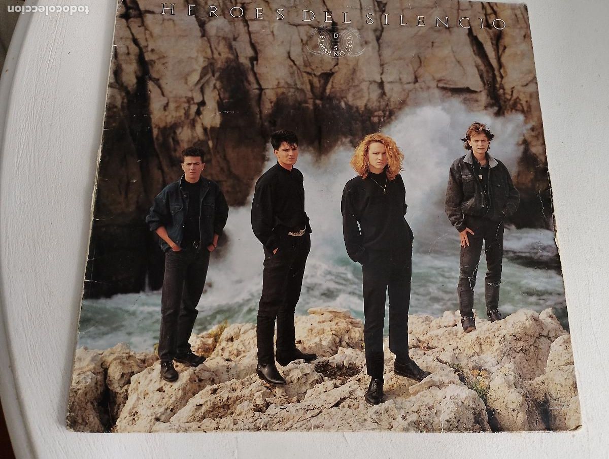 Discos de vinilo: Heroes Del Silencio &ndash; El Mar No Cesa, 1988 contiene el encarte
