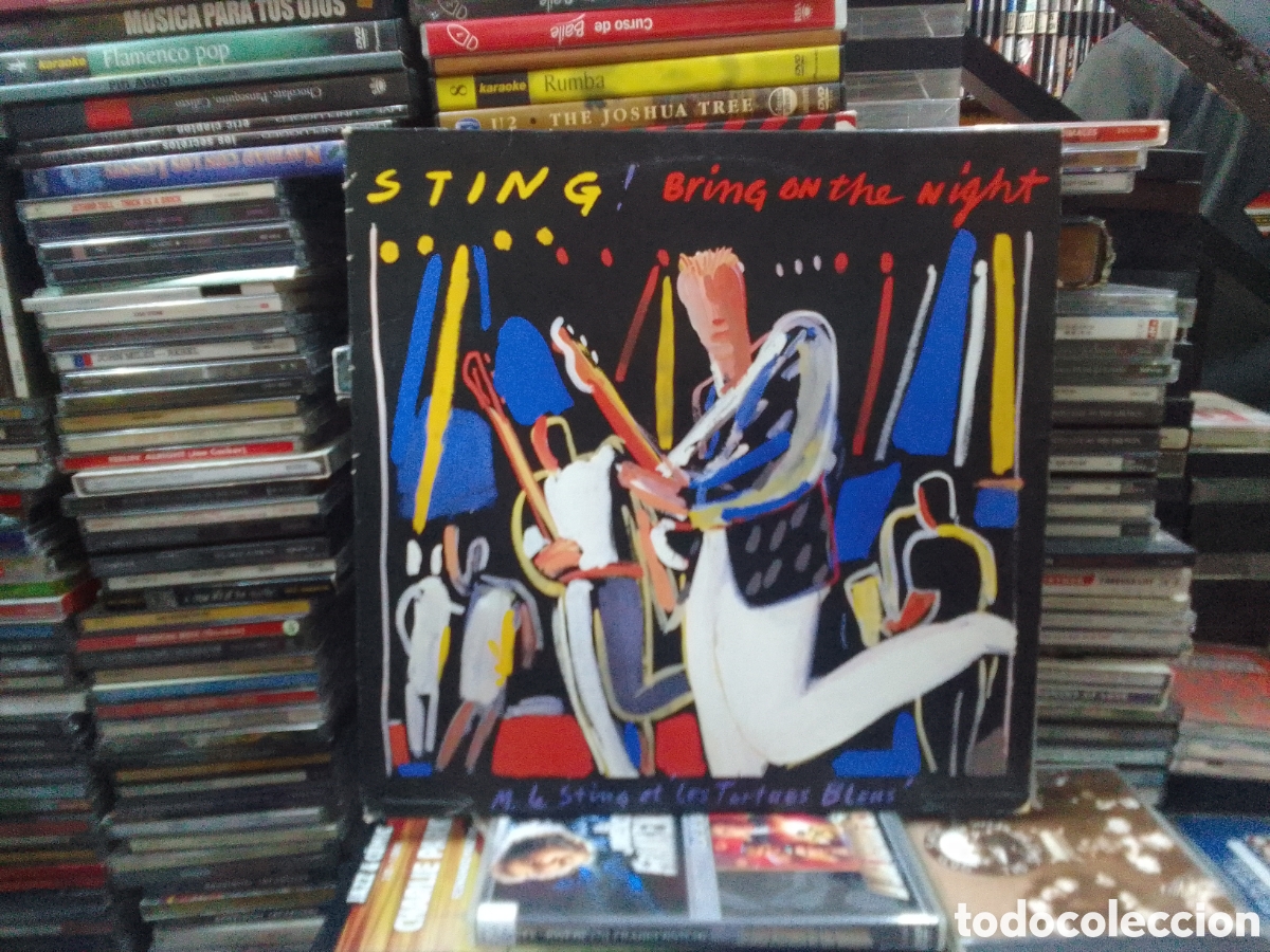 Discos de vinilo: Sting,bring on the night,2 lps