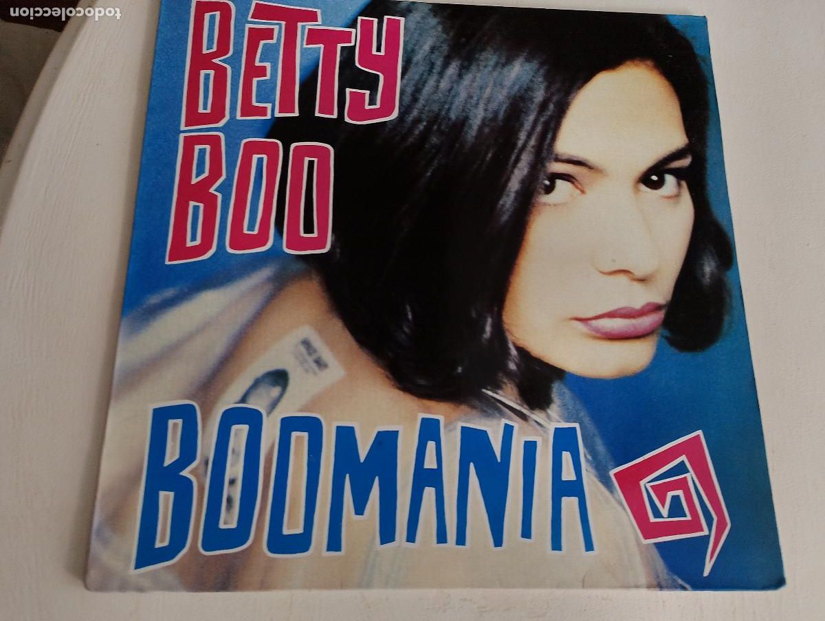 Discos de vinilo: Betty Boo &ndash; Boomania, 1990 ed espa&ntilde;ola, contiene el encarte