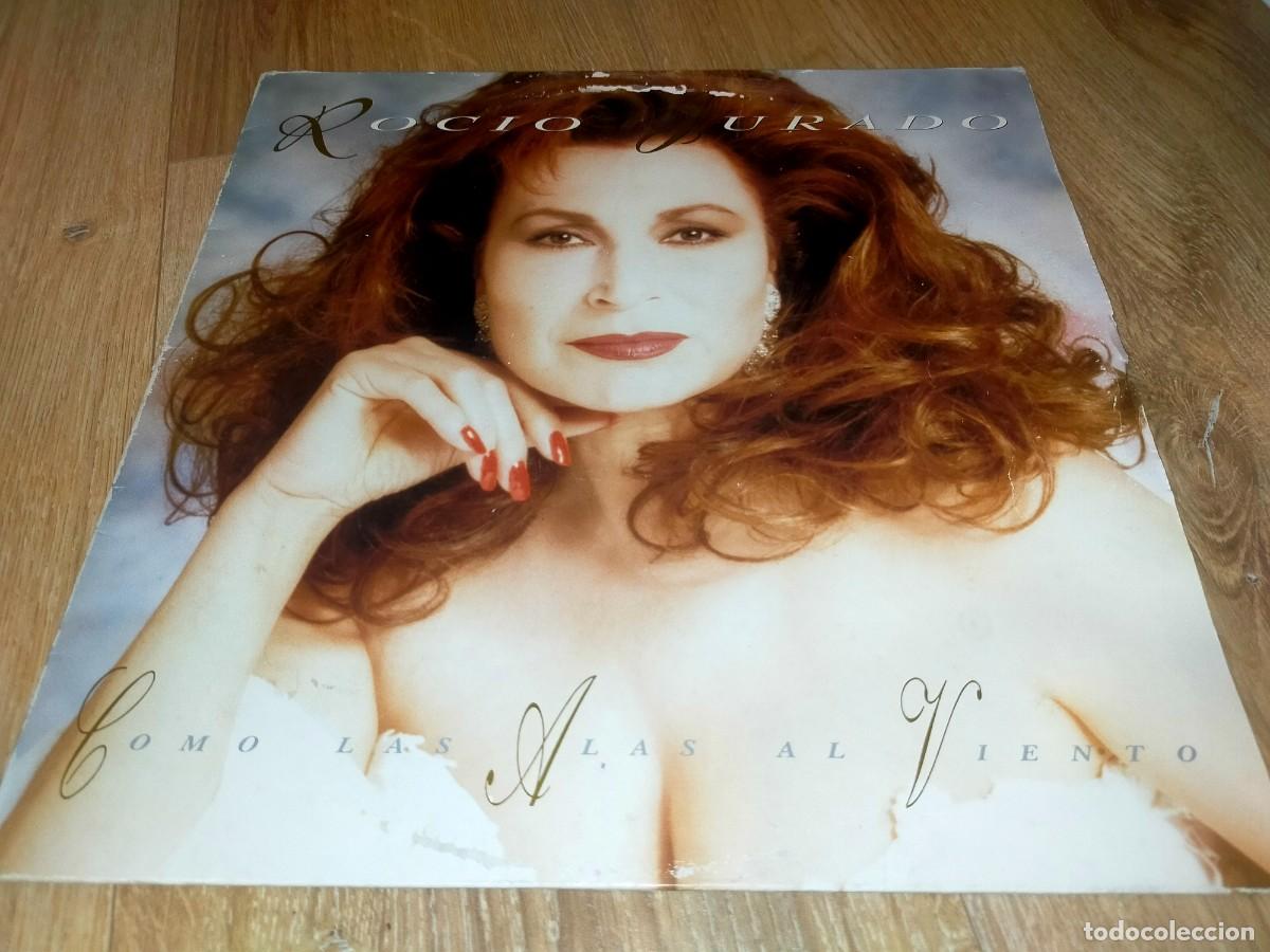 Discos de vinilo: ROCIO JURADO-COMO LAS ALAS AL VIENTO-CONTIENE ENCARTE-ORIGINAL 1993