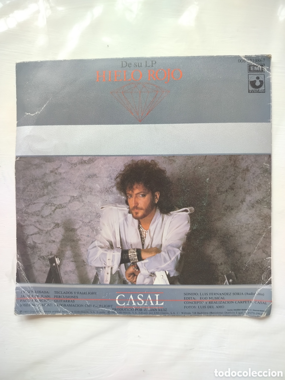 Discos de vinilo: Casal Single P&aacute;nico en el Ed&eacute;n - Foto 2