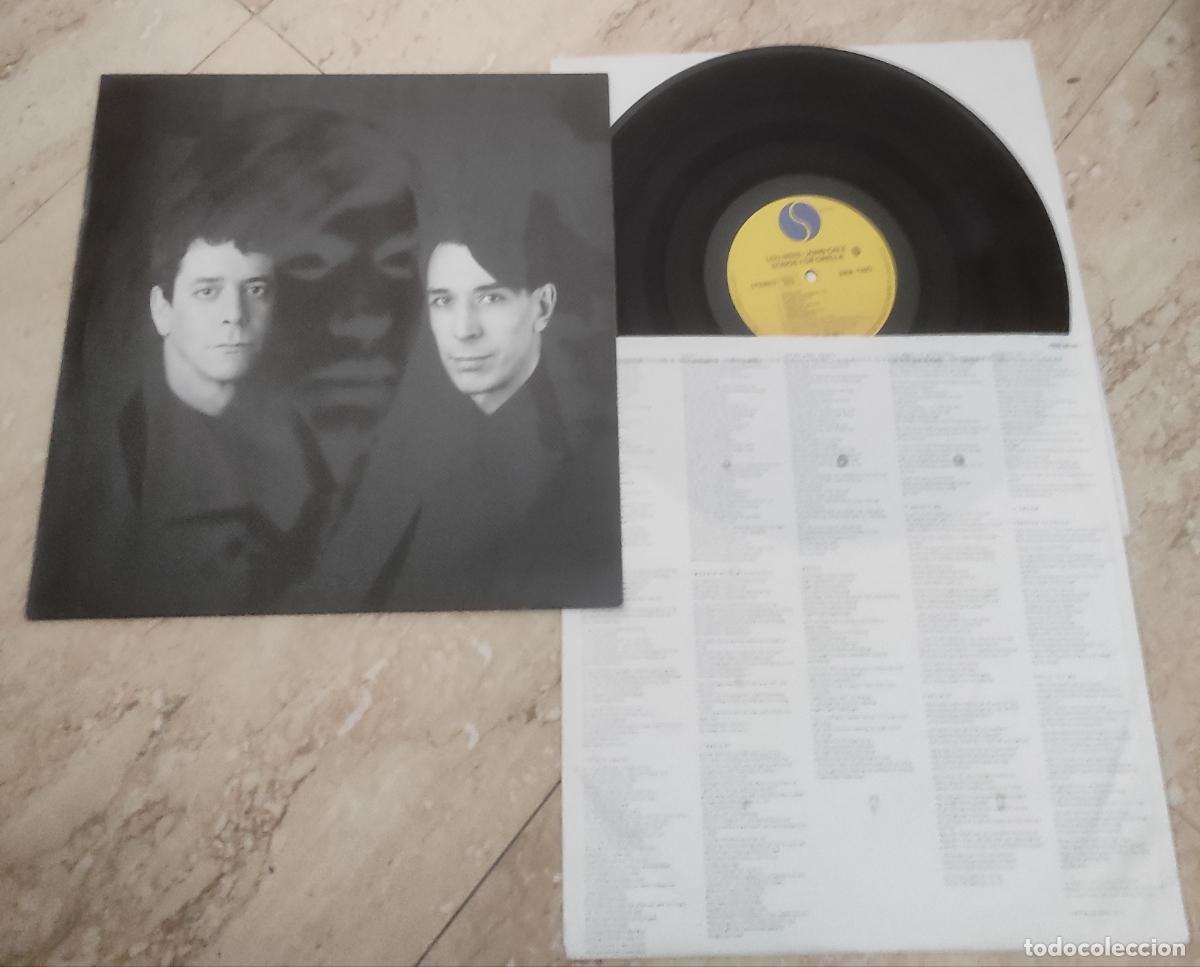 Discos de vinilo: Lou Reed / John Cale &lrm;&ndash; Songs For Drella-LP-UK-1990- VINILO EXCELENTE ESTADO-CONTIENE INSERT
