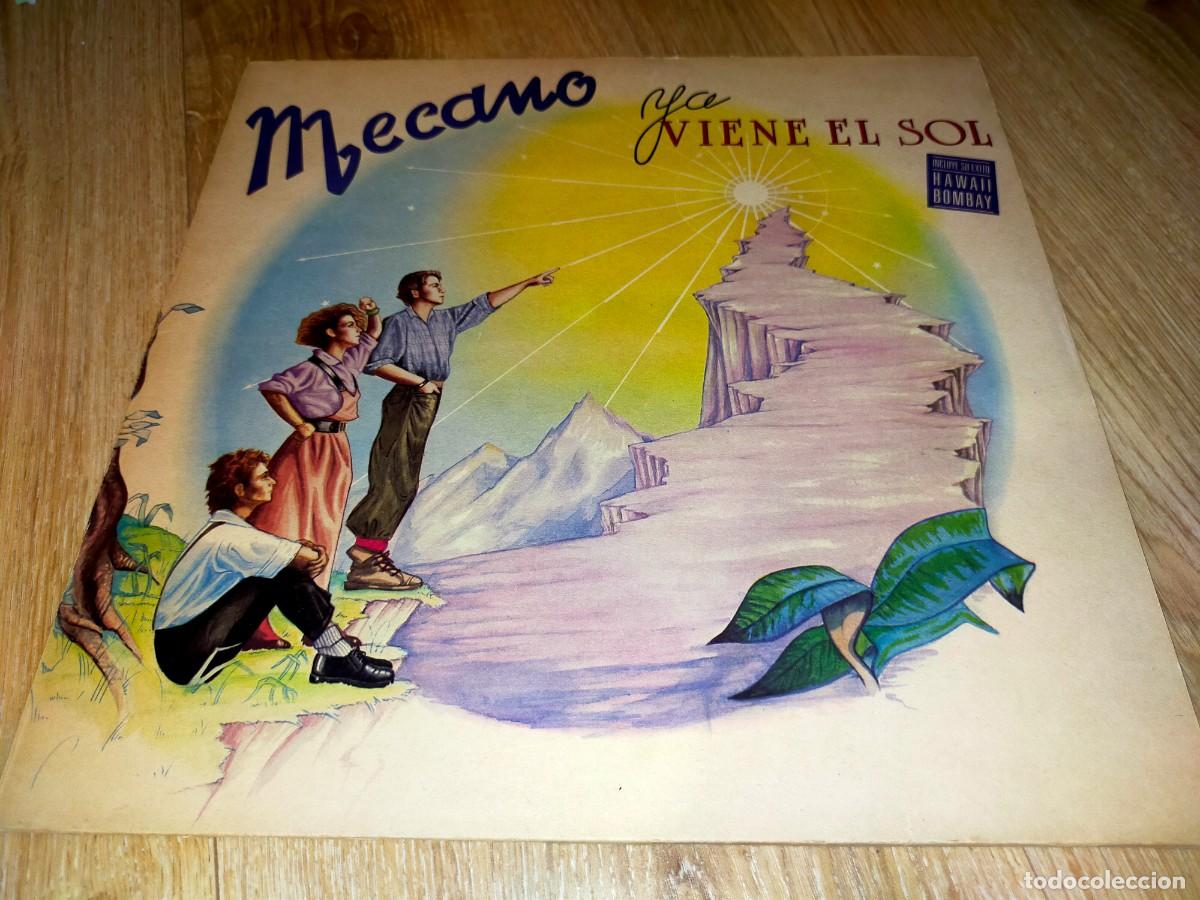 Discos de vinilo: MECANO-YA VIENE EL SOL-CONTIENE ENCARTE-ORIGINAL 1984-EN BUEN ESTADO
