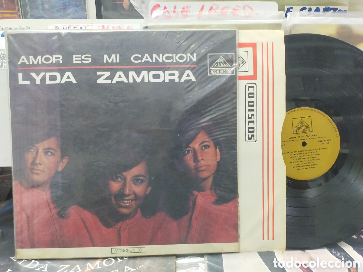 Discos de vinilo: Lyda Zamora lp amor es mi canci&oacute;n Colombia 1969