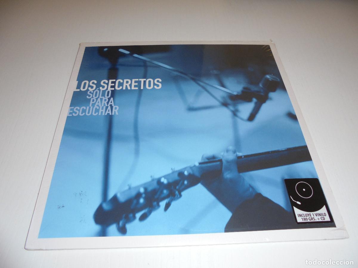 Discos de vinilo: LOS SECRETOS ( SOLO PARA ESCUCHAR ) - VINILO 180 GRS. + CD - NUEVO - 0190296542060 - CERCA