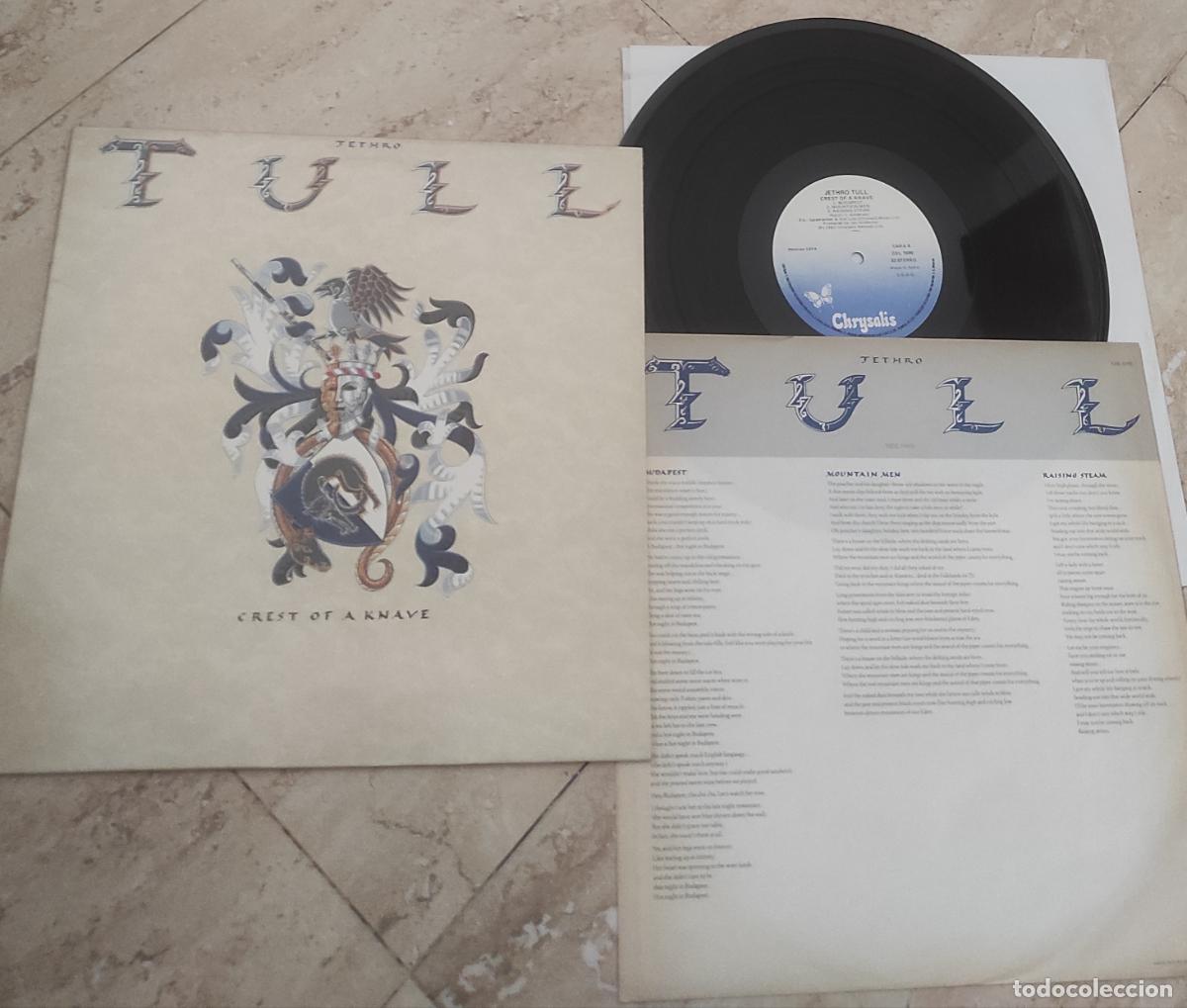 Discos de vinilo: Jethro Tull &ndash; Crest Of A Knave-LP-ORIGINAL-ESPA&Ntilde;A-1987-EXCELENTE ESTADO COMO UEVO- CONTIENE INSERT