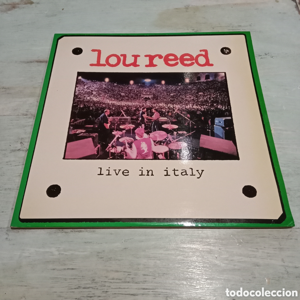 Discos de vinilo: LOU REED - LIVE IN ITALY - LP DOBLE GATEFOLD