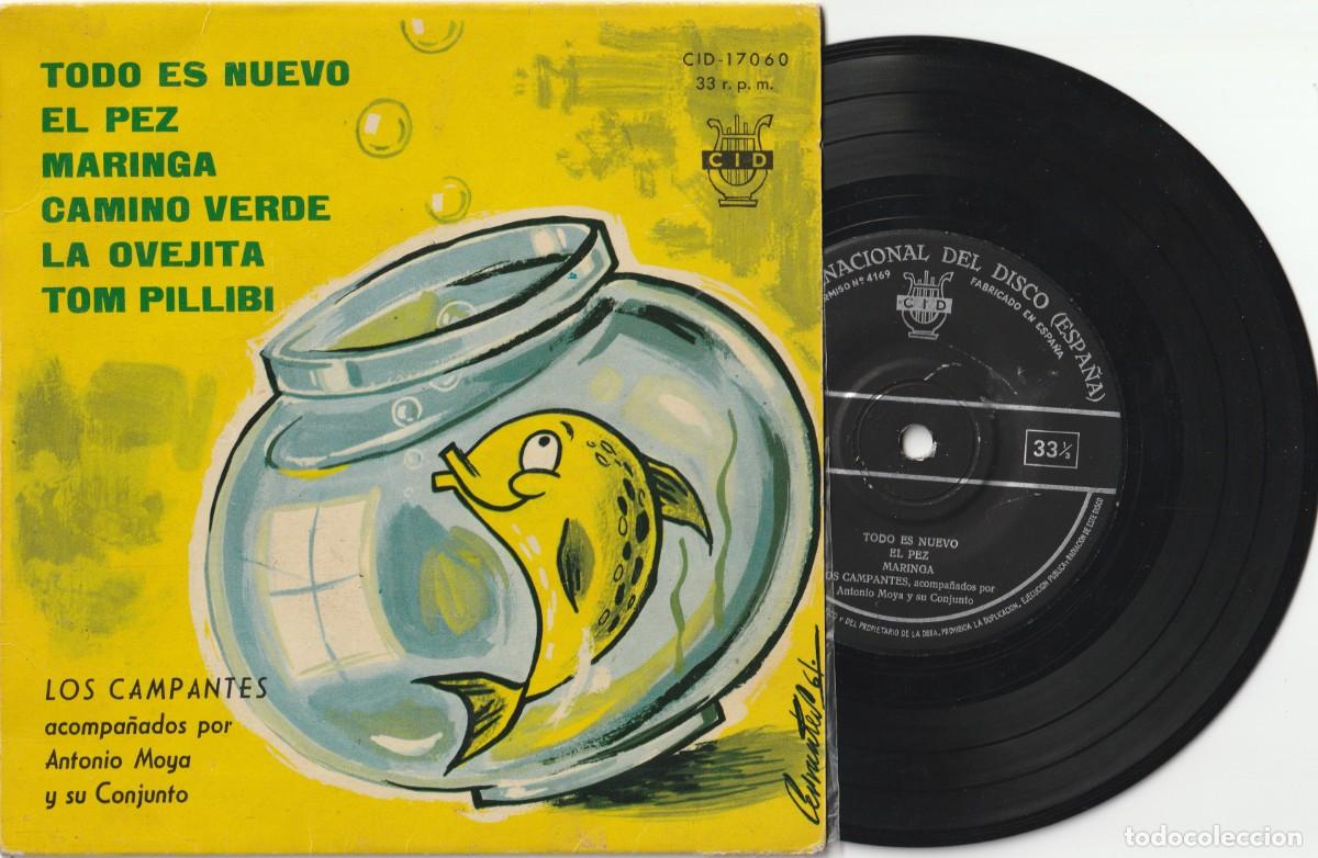 Discos de vinilo: LOS CAMPANTES CON ANTONIO MOYA Y SU CONJUNTO (EP CID 1960)