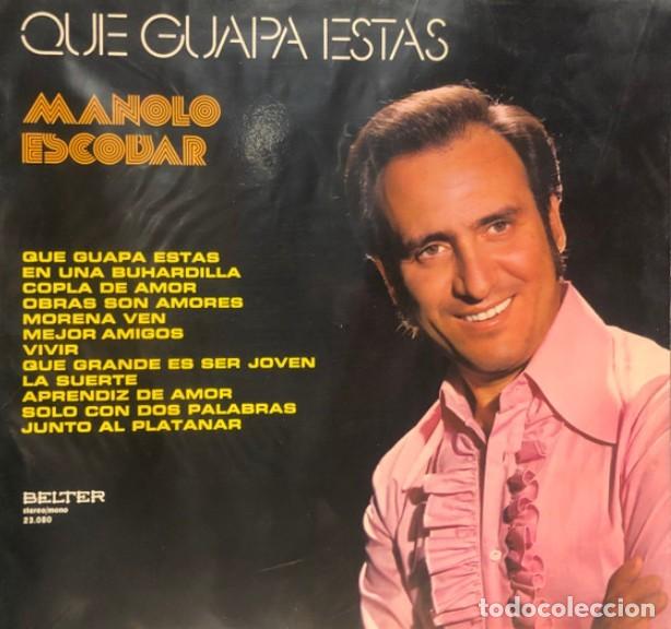 Discos de vinilo: Manolo Escobar - Que guapa estas lp